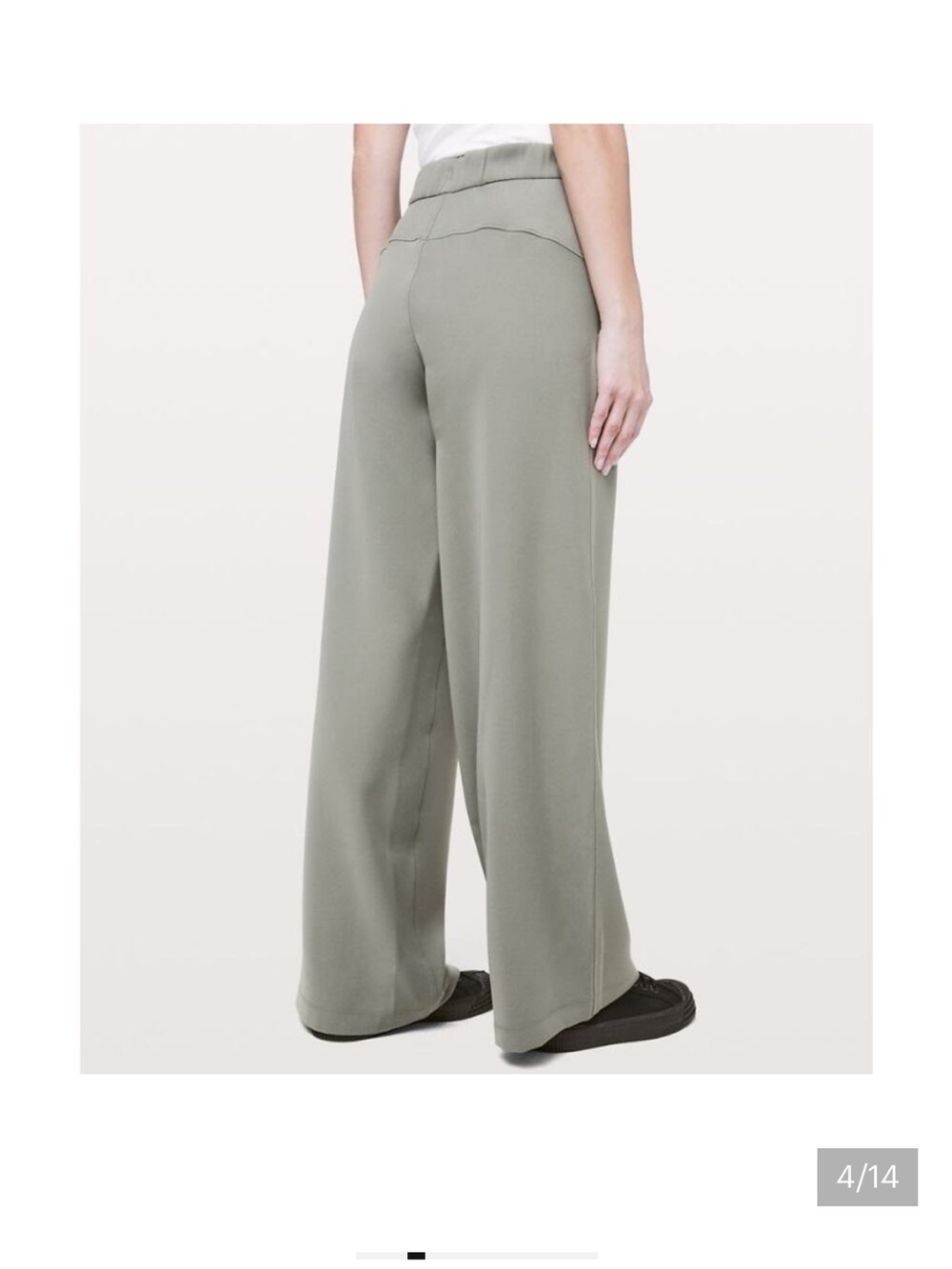 lululemon athletica Wide-Leg On the Fly wWoven Pants - Sage - Picture 2 of 12